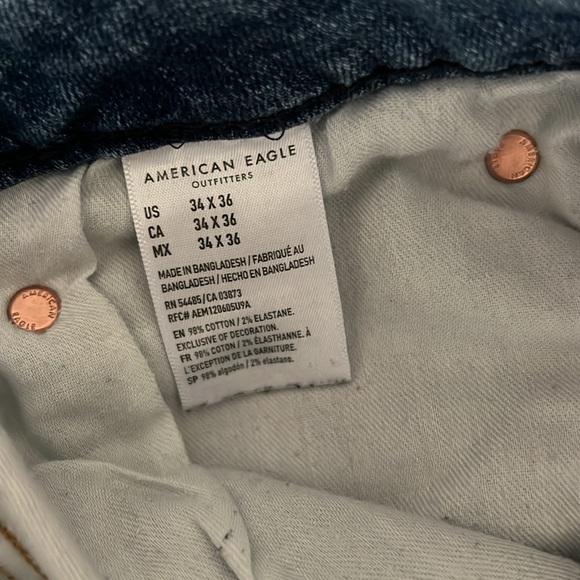 American Eagle Men’s Jeans Airflex 34x36 - Picture 3 of 3